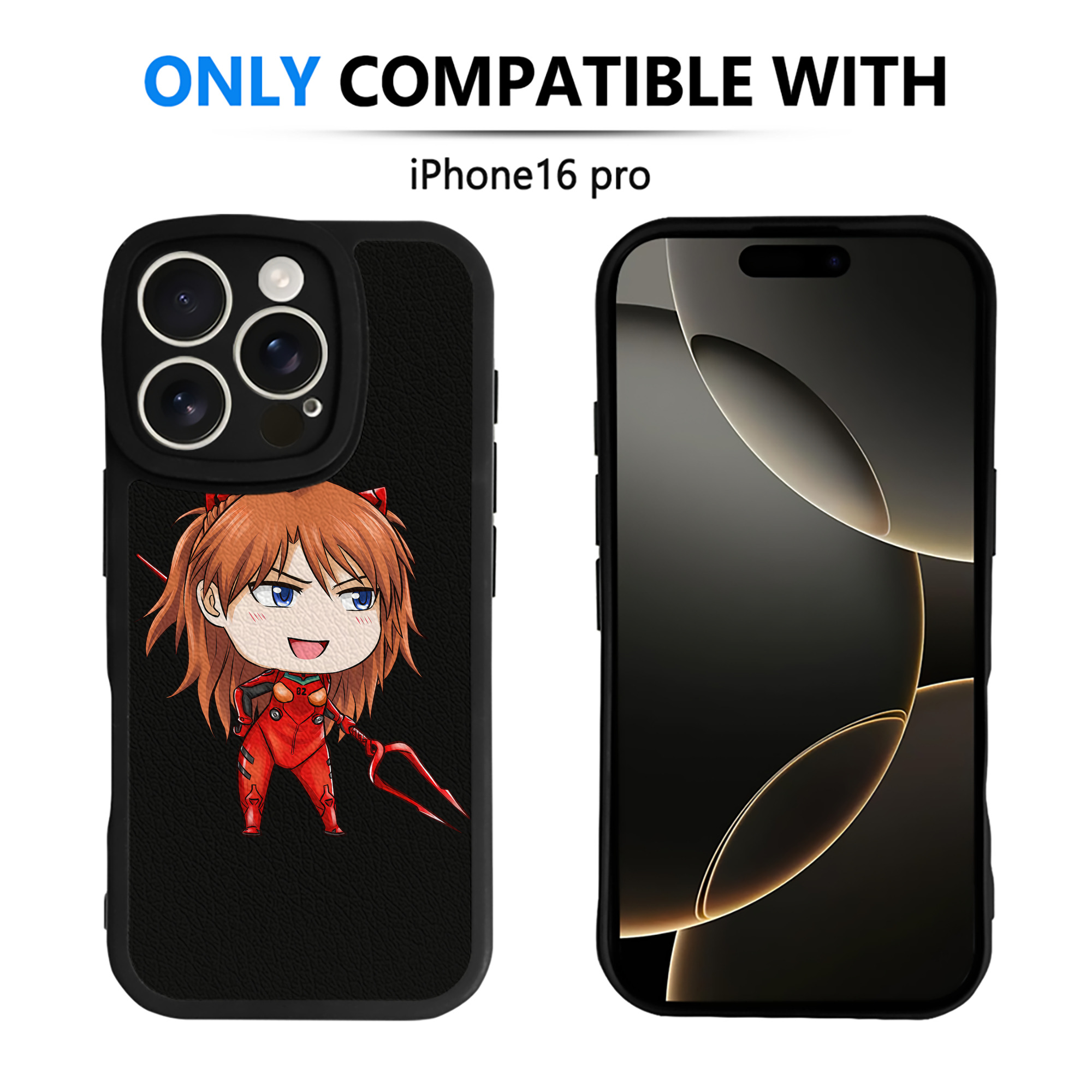 （画像用） EVA 新世紀エヴァンゲリオン 【iPhone 16シリーズ対応】シリコンスマホケース（レザー調） 材質：シリコン